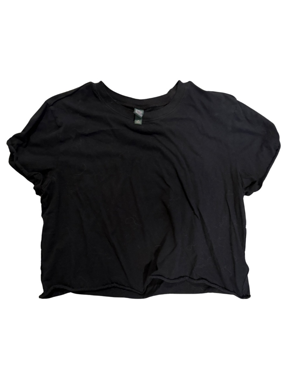 Wild fable Classic Black Women's Crop Tee